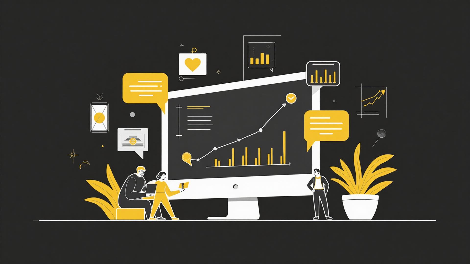 Marketing Digital Illustration